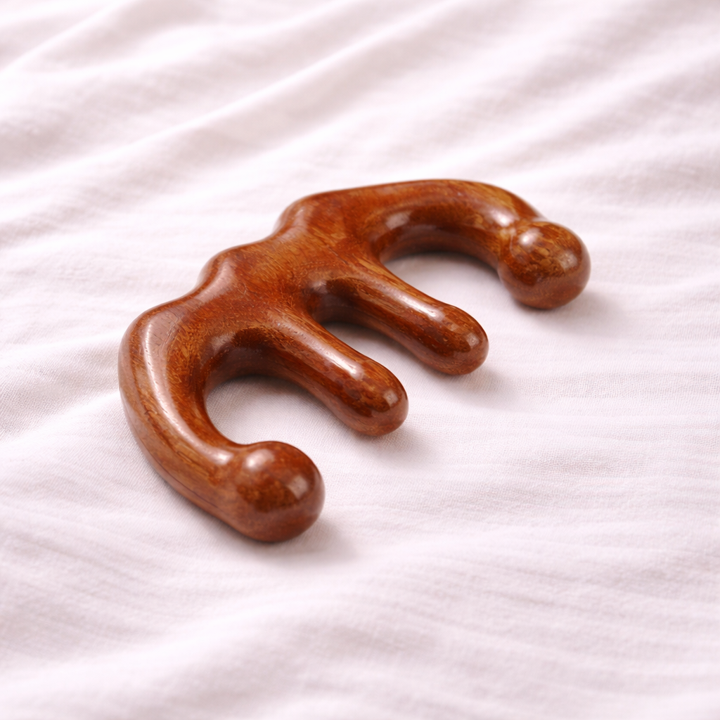 Holzkamm-Massage