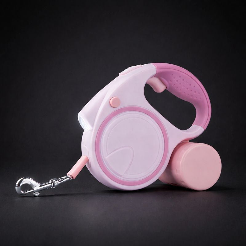 Leine mit Licht & Kotbeutel