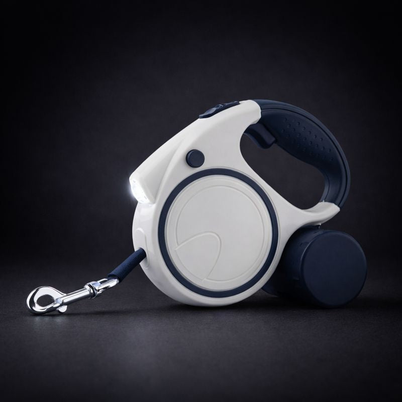 Leine mit Licht & Kotbeutel