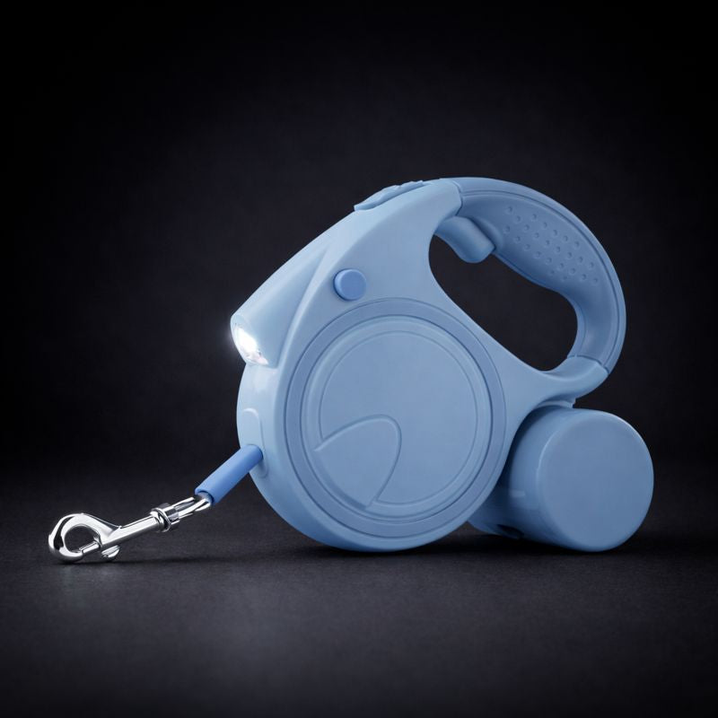 Leine mit Licht & Kotbeutel