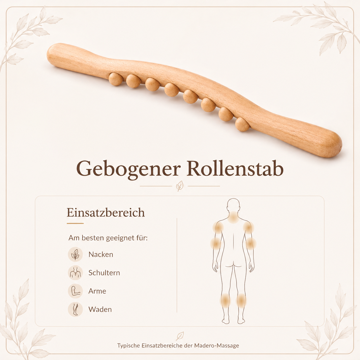 Gebogener Rollenstab