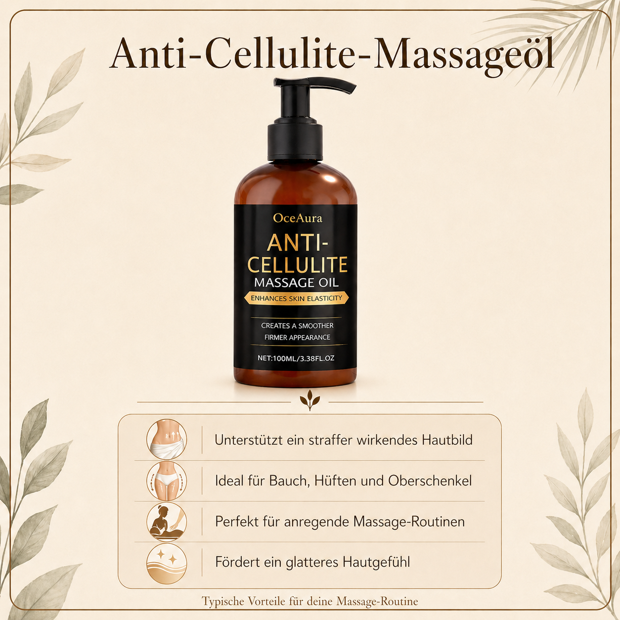 Anti Cellulitis Massage Öl
