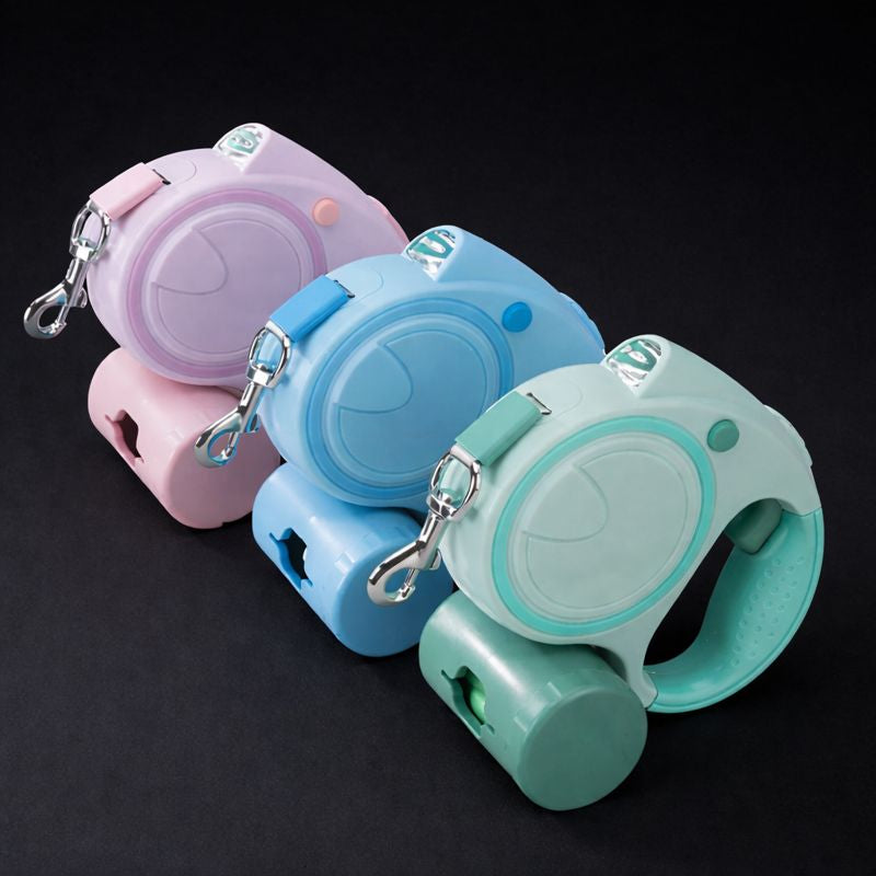 Leine mit Licht & Kotbeutel